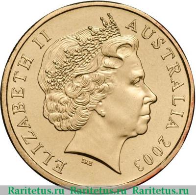 2 доллара (dollars) 2002 года   Австралия