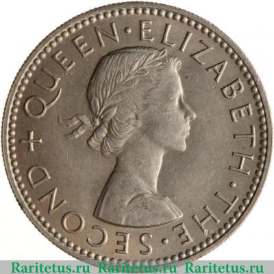 1 шиллинг (shilling) 1960 года   Новая Зеландия
