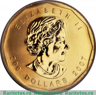 200 долларов (dollars) 2007 года  Канада
