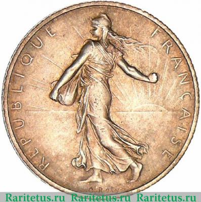 1 франк (franc) 1904 года   Франция