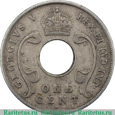 1 цент (cent) 1911 года   Британская Восточная Африка
