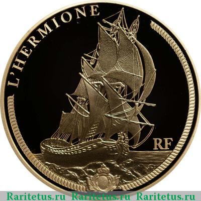 Реверс монеты 50 евро (euro) 2012 года  Гермион Франция proof