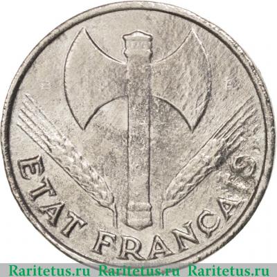 50 сантимов (centimes) 1943 года   Франция
