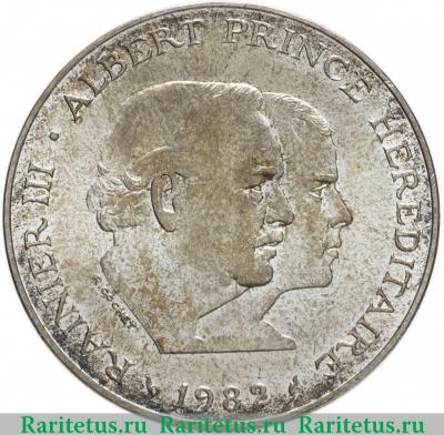 100 франков (francs) 1982 года   Монако