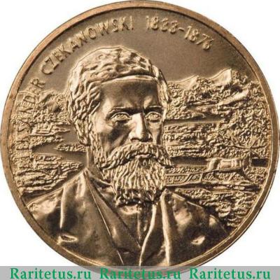 Реверс монеты 2 злотых (zlote) 2004 года  Чекановский Польша
