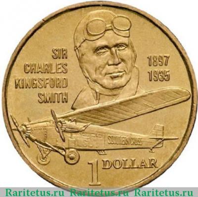 Реверс монеты 1 доллар (dollar) 1997 года   Австралия