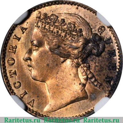 1 цент (cent) 1883 года   Маврикий