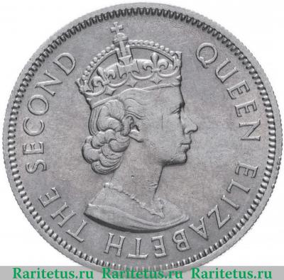 1 шиллинг (shilling) 1957 года   Фиджи