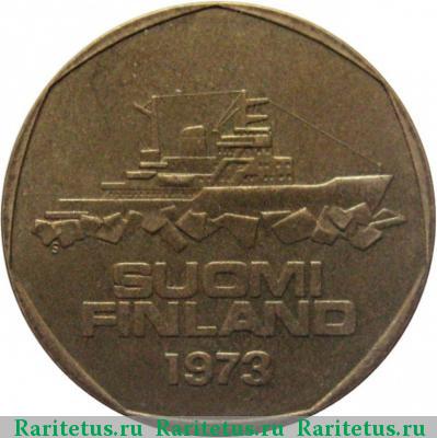 5 марок (markkaa) 1973 года S 