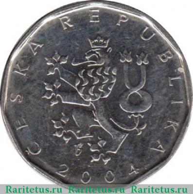 2 кроны (koruny) 2004 года   Чехия
