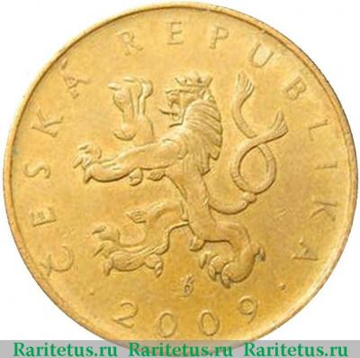 10 крон (korun) 2009 года   Чехия