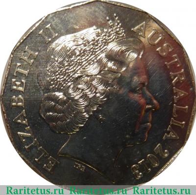 50 центов (cents) 2013 года  60 лет правления Австралия