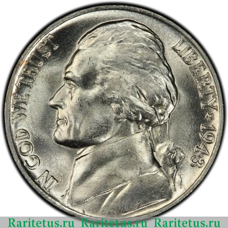 （はだしじゃないゲン）（1943年 ）エクアドル 5スフレ 銀貨 Цена монеты 5 центов (cents) 1943 года P, США США 