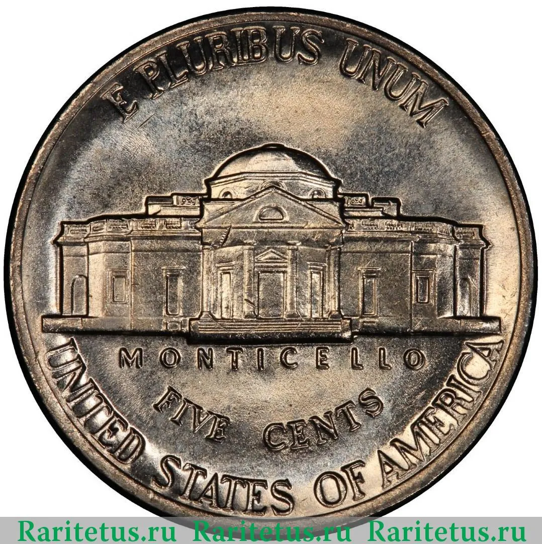 MOST DESH レア Цена монеты 5 центов (cents) 1988 года D, США 