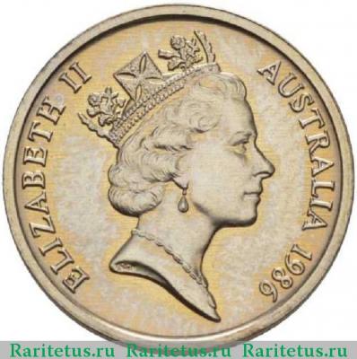 5 центов (cents) 1986 года   Австралия