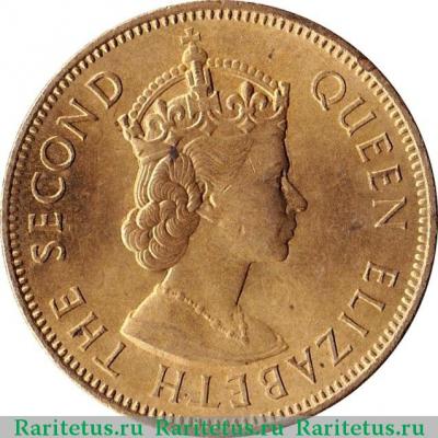 1 пенни (penny) 1964 года   Ямайка