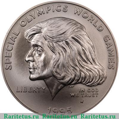1 доллар (dollar) 1995 года W США
