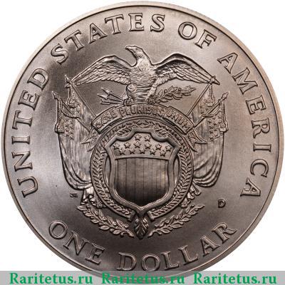Реверс монеты 1 доллар (dollar) 1994 года D США