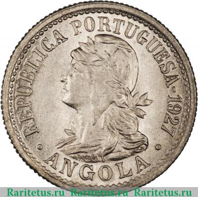10 сентаво (centavos) 1927 года   Ангола