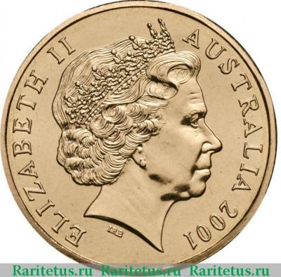 1 доллар (dollar) 2001 года C армия Австралия