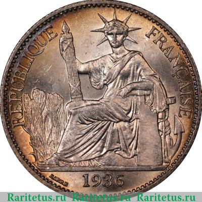 50 сантимов 1936 года   Французский Индокитай