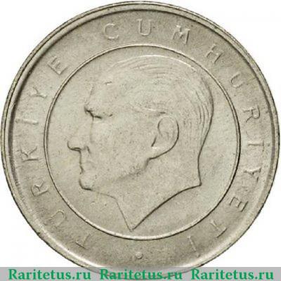 50000 лир (50 bin lira) 2002 года   Турция