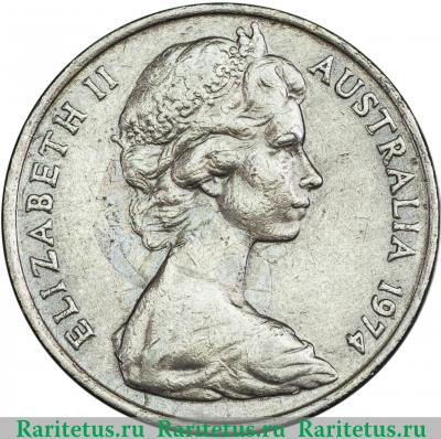 20 центов (cents) 1974 года   Австралия