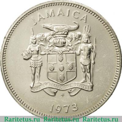 20 центов (cents) 1973 года   Ямайка