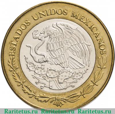 100 песо (pesos) 2004 года  Нуэво-Леон Мексика