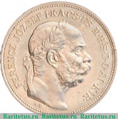 2 кроны (corona) 1912 года   Венгрия