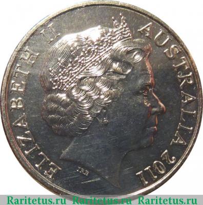 20 центов (cents) 2011 года  свадьба Австралия