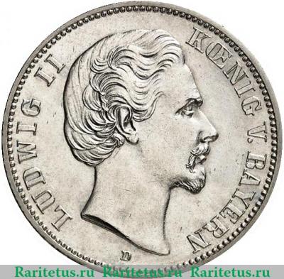 2 марки (mark) 1880 года   Германия (Империя)