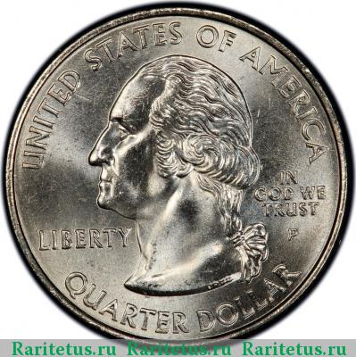 25 центов (квотер, 1/4 доллара, quarter dollar) 2005 года P США