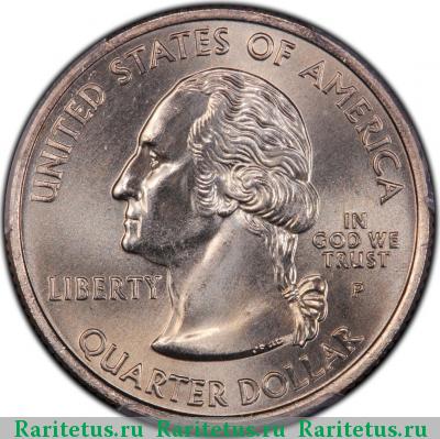 25 центов (квотер, 1/4 доллара, quarter dollar) 2006 года P США