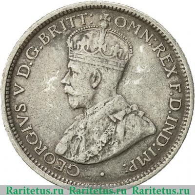 6 пенсов (pence) 1920 года   Австралия