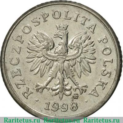 10 грошей (groszy) 1998 года   Польша
