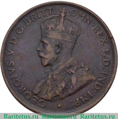 1 пенни (penny) 1919 года   Австралия