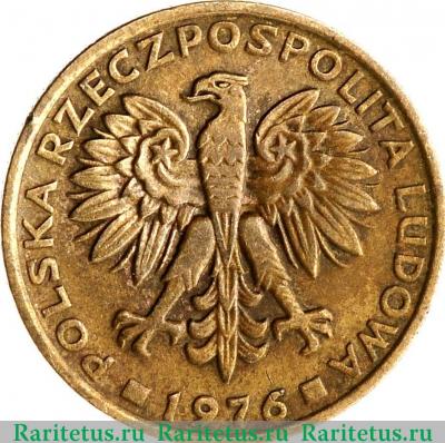 2 злотых (zlote) 1976 года   Польша