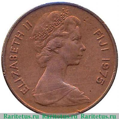 2 цента (cents) 1975 года   Фиджи