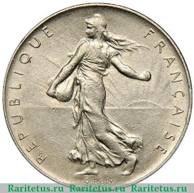 1 франк (franc) 1961 года   Франция