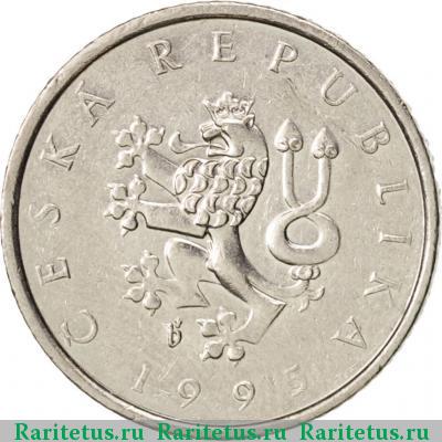 1 крона (koruna) 1995 года  Чехия