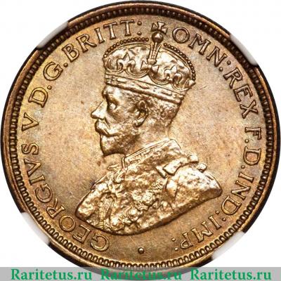 6 пенсов (pence) 1933 года   Британская Западная Африка