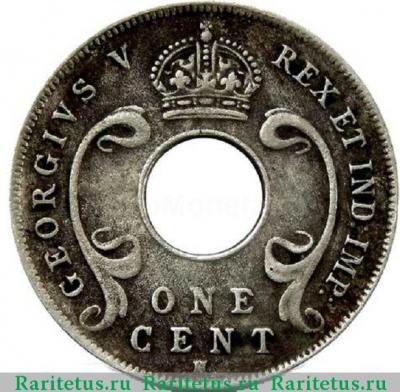 1 цент (cent) 1912 года   Британская Восточная Африка