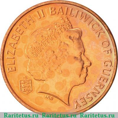 1 пенни (penny) 2006 года  Гернси