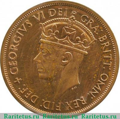1/12 шиллинга (shilling) 1945 года  Георг Джерси
