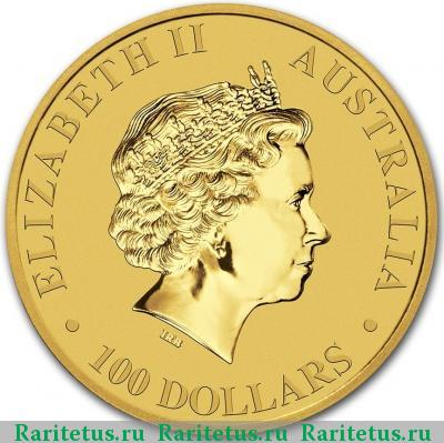 100 долларов (dollars) 2017 года P кенгуру Австралия