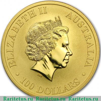 100 долларов (dollars) 2016 года P кенгуру Австралия