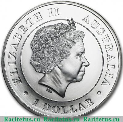 1 доллар (dollar) 2015 года P паук Австралия
