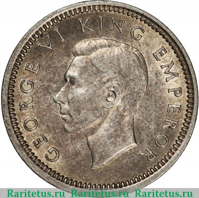 3 пенса (pence) 1942 года   Новая Зеландия