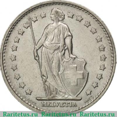1 франк (franc) 1969 года   Швейцария